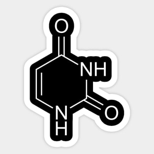 Uracil C4H4N2O2 Sticker